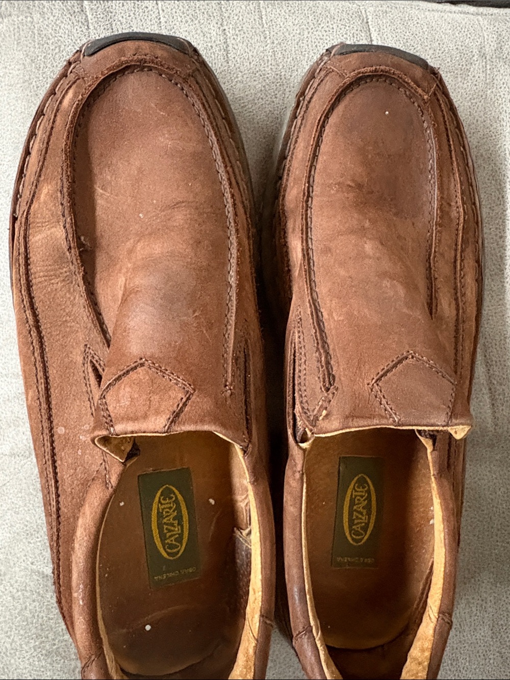 Men's Brown Suede Slip-On Loafers